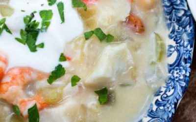 Green Chile Seafood Chowder